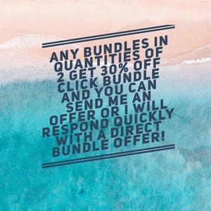 Bundle offers of 2 get 30% off!